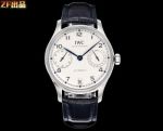 ZF Factory IWC Portugieser Seven-Day Power Reserve 42.4mm White Dial Watch